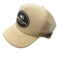 Trucker - Beige with Black badge