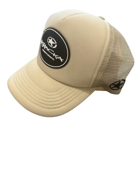 Trucker - Beige with Black badge - Trucker - Beige with Black badge