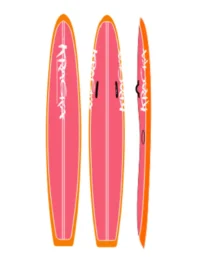 CENTRE PIN Coral/Orange/ White