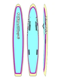 Rail Edge Light Blue/Purple/Yellow