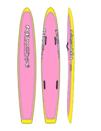 Rail Edge Soft Pink/Mauve/ Yellow