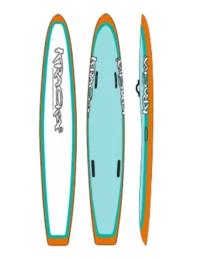 Rail Edge White/Teal/ Aqua