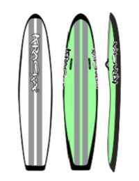 Nipper Boards In Stock - GT – White / Mint / Grey