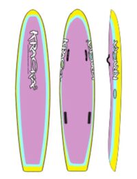 Nipper Boards In Stock - Rail Edge – Yellow/Mauve/Soft Aqua